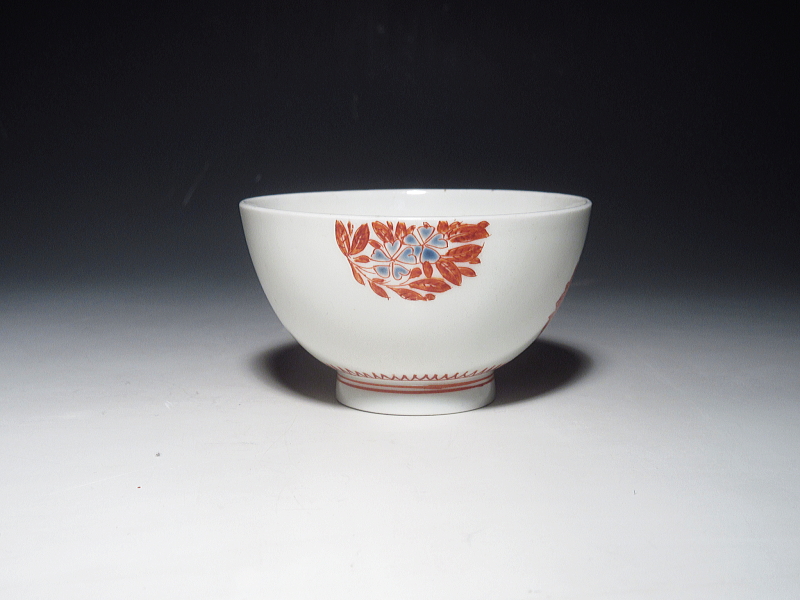 古伊万里　柿右衛門　花文　茶碗　５客組【延宝】