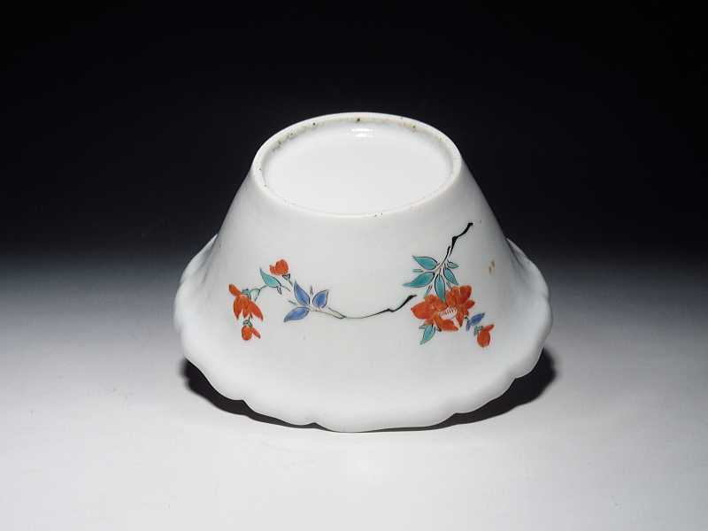 古伊万里　柿右衛門　草花文　小鉢【延宝】