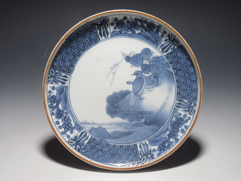 明治色絵板ガラス千客万来鶴亀波頭大入文二寸大額　稀少完品 明治色絵板ガラス千客万来鶴亀波頭大入文二寸大額稀少完品