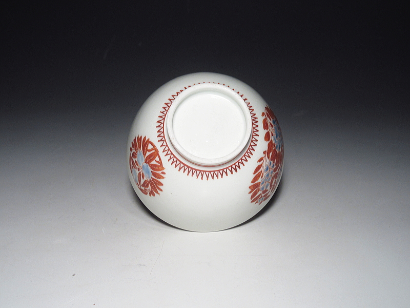 古伊万里　柿右衛門　花文　茶碗　５客組【延宝】