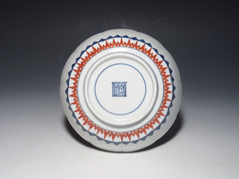 古伊万里 柿右衛門 和本菊花文 深皿 5客組【延宝】