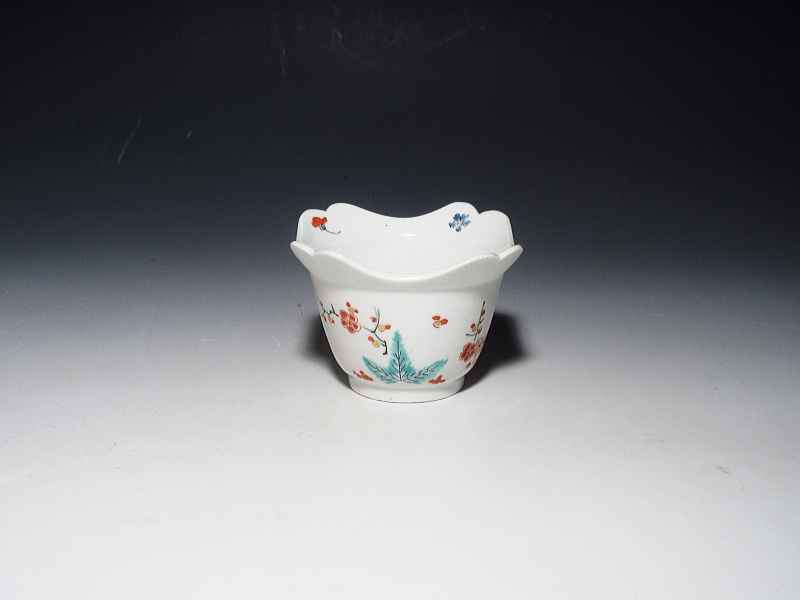 古伊万里　柿右衛門　花鳥文　四方向付【延宝】