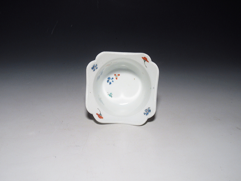 古伊万里　柿右衛門　花鳥文　四方向付【延宝】