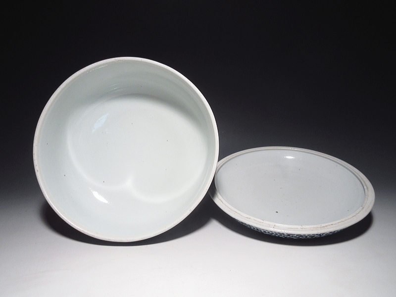 古伊万里　染付　蛸唐草文　食籠【宝暦】