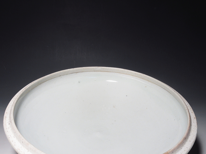 古伊万里　染付　輪線文　食籠【宝暦】