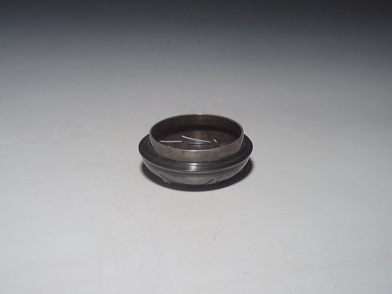 古伊万里　藍柿右衛門　芭蕉人物文　銀火屋香炉【元禄】