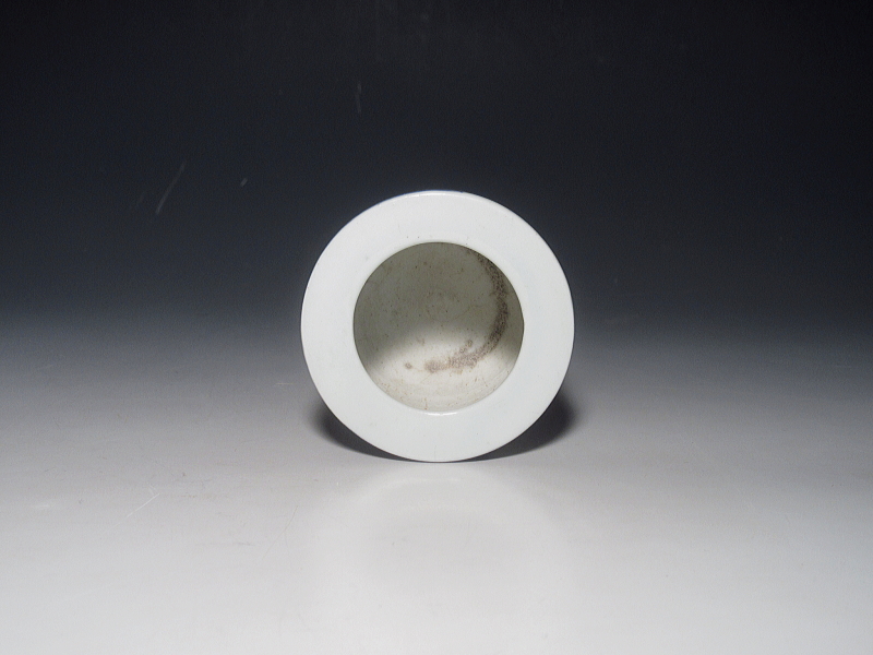 古伊万里　藍柿右衛門　芭蕉人物文　銀火屋香炉【元禄】