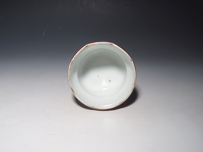 古伊万里　赤絵　蛸唐草文　向付　５客組【宝暦】